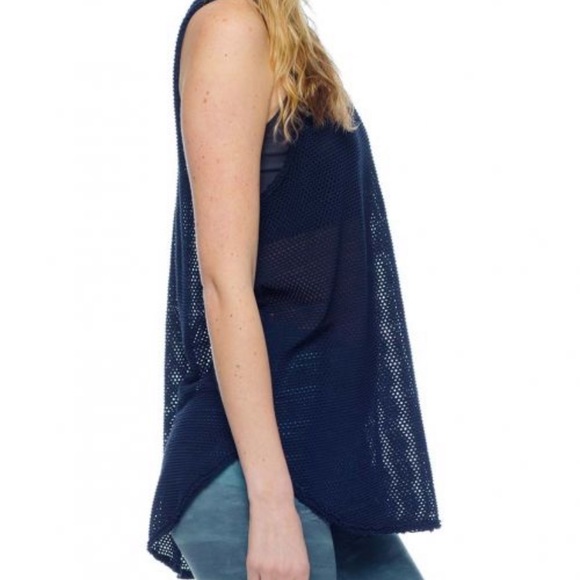 Electric & Rose Canal Mesh Tank in Indigo S - Picture 3 of 5